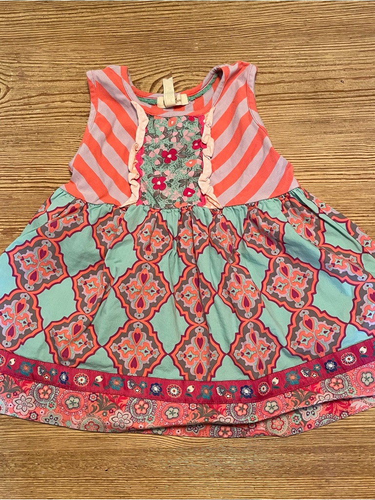 Matilda Jane Jacelyn Mixed Print Shasta Tunic Top